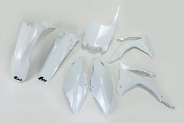 Plastic Kit white for Honda CRF 250 R (2014-17) - CRF 450 R (2013-16)